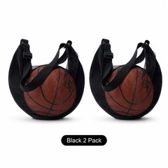 Mesh Basketball Bag Lightweight Ball Carry Bag Adjustable Shoulder Strap for Bas