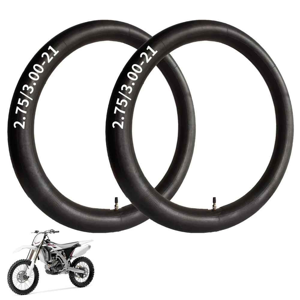 2.75/3.00-21” Heavy Inner Tube 80/100-21 (300/325-21) | 2-Pack for Dirt Bik
