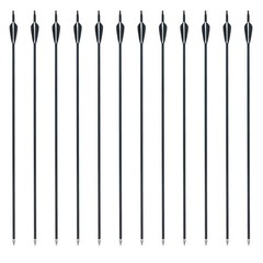 28/30/32 inch Archery Carbon Arrows Spine 500 OD 7.8mm for Compound&Recurve Bow