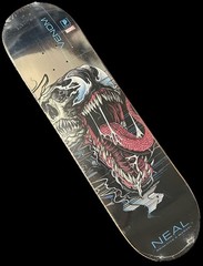 RARE Venom Marvel Primitive Skateboard Deck 8.125 Sealed Silver Paul Jackson NEW