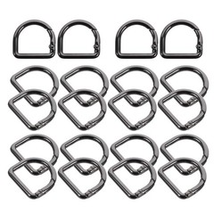 20 Pcs Metal D Spring Snap Clip Zinc Alloy Purse Strap Hardware For Bags