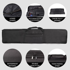 SPG Archery Recurve Bow Case for Longbow and Traditional Bow, 2 Sizes Longbow Ba