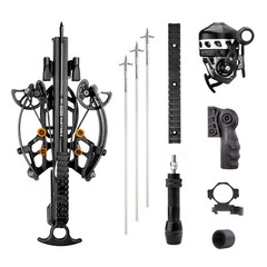 BALLISTA Bowfishing All-in Bundle: BAT Reverse Crossbow BL33 Reel Arrows & More