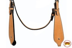C–SET Western Horse Headstall Breast Collar Set Tack American Leather Hilason