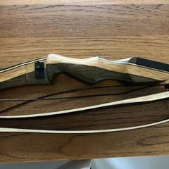 ‎Samick Takedown Sage 50lb 62in Recurve Bow – Multicolored Inlay Wood