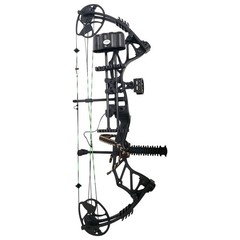 SAS Feud X 30-70 Lbs 19-31 Draw Length Compound Bow Pro Package for Hunting Fiel