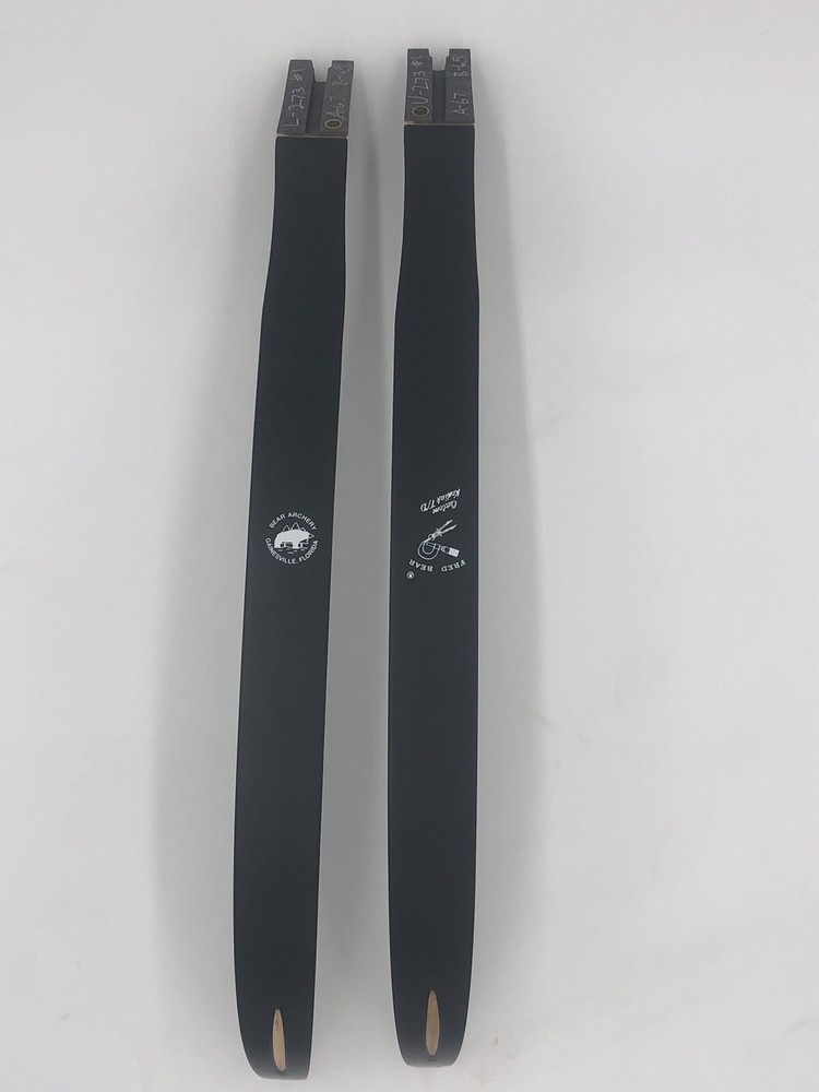 Bear Archery Limbs #1’s #2’s #3 choice of weight BLACK GLASS