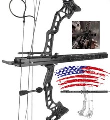 Archery mini Compound Bow Rapid Shooter Launcher Steel Ball Tool Hunting Shoot