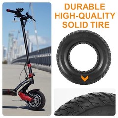10×3.0 Tubeless Solid Tire, 80/65-6 Electric Scooter Tire, 255×80 Off-Road