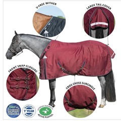 Schneiders ArmorFlex Challenger V-Free Wither Relief Sheet With Hood Size 80