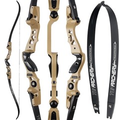 Archery 62″ Hunting ILF Takedown Recurve Bow for Right Hand Competition Hunting
