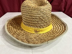 Vintage 2006 Australian Outback Spectacular Straw Hat R.M. Williams Size L/XL