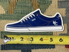 Etnies 2010 Sean Malto Pro Shoe Sticker KC Royal Blue F&F Escapist RARE Decal