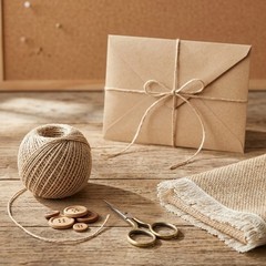 Brown Hemp Rope 100m 2mm Thick Jute Twine DIY Craft Gift Wrapping