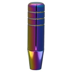 Long Shift Knob Weighted Aluminum Alloy Polished Metal Driving Multicolor