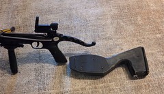 SAS Prophecy 80 Pound Self-cocking Pistol Crossbow v Red Dot Scope and Grip