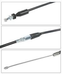 Thumb Throttle Accelerator Cable Kit 7/8 22mm Aluminum Alloy Rubber Grip 50250c
