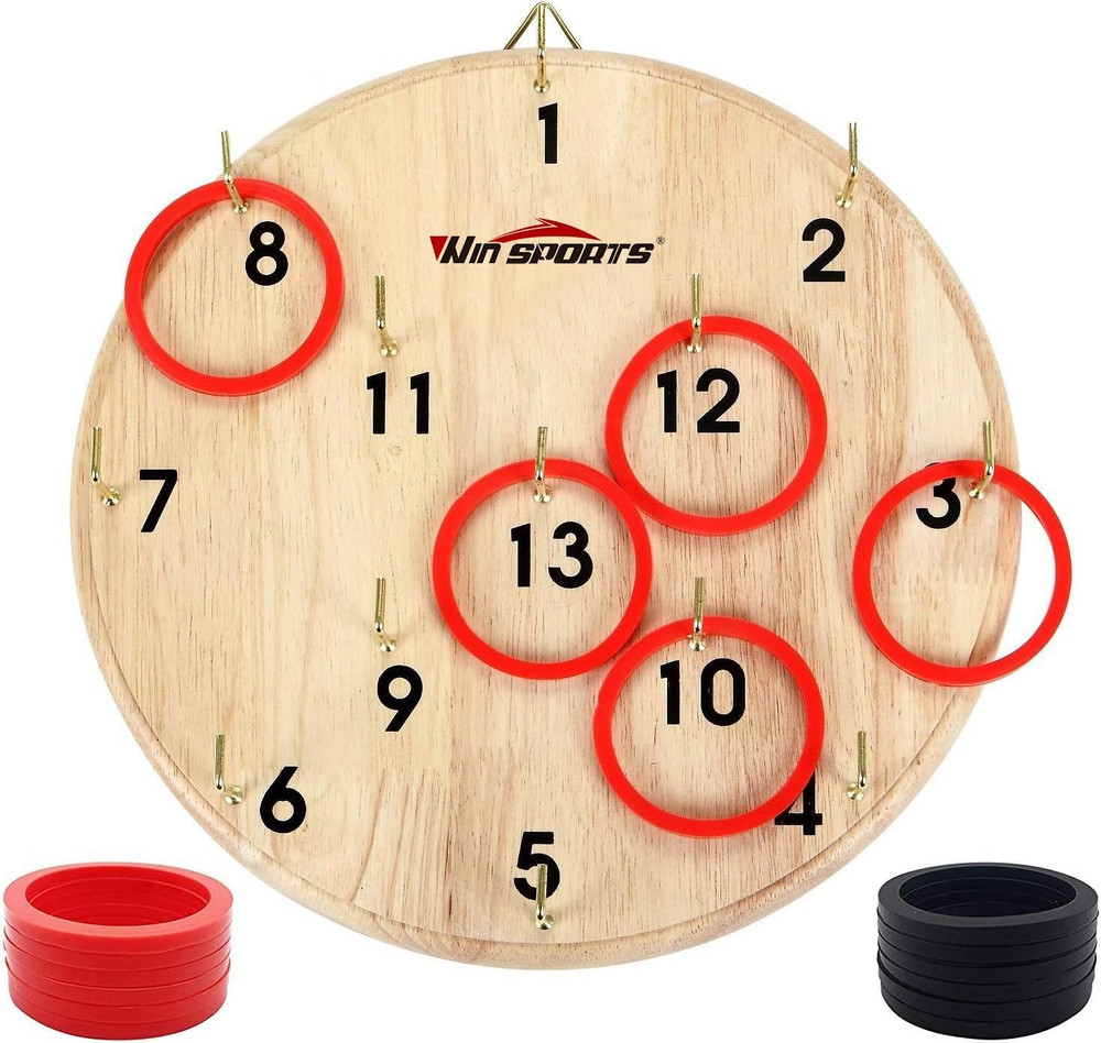 Ring Toss Game, Indoor Outdoor for Kids Adults Family, great for camping,