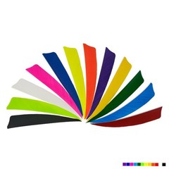 30-100PCS 3/4″/5″ Shield Cut Turkey Arrow Feathers Handmade Arrows Fletching DIY