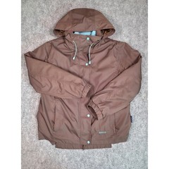 EOUS Equestrian Riding Jacket Waterproof Hooded Brown Women’s XL 3-1