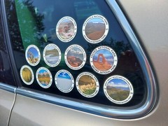 Yes ALL 63 U.S. National Park Stickers! 3 Inches Each WATERPROOF Ships Daily!