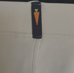 KERRITS Size M Tan Ribbed Microcord Tight Knee Patch Riding Breeches Women’s NWT