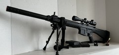 SR25-MK110 Airsoft AEG DMR, Several Accessories, Case Included