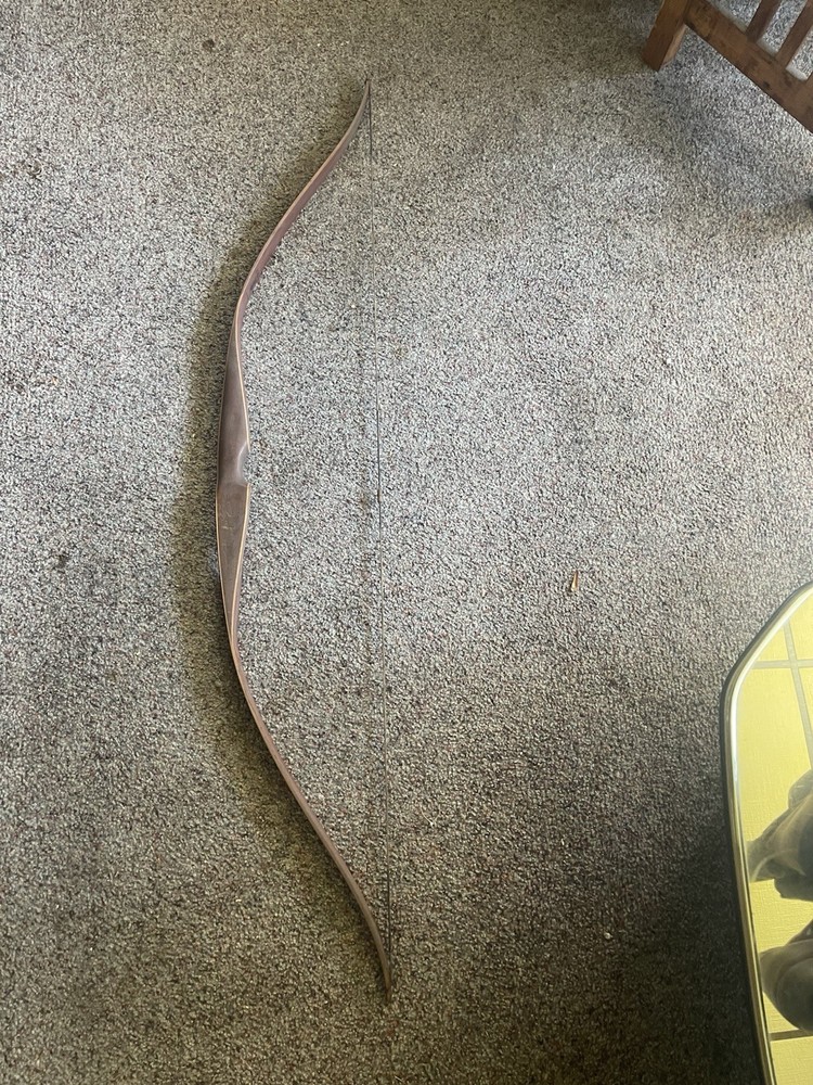 Vintage Ben Pearson Grizzly Longbow 78″ 60lb Traditional Archery Bow Made in USA
