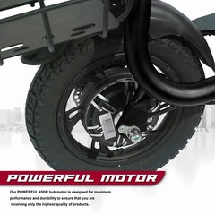 450W ELECTRIC SCOOTER FOLDING ADULT E-SCOOTER URBAN COMMUTER UL 2849 CERTIFIED