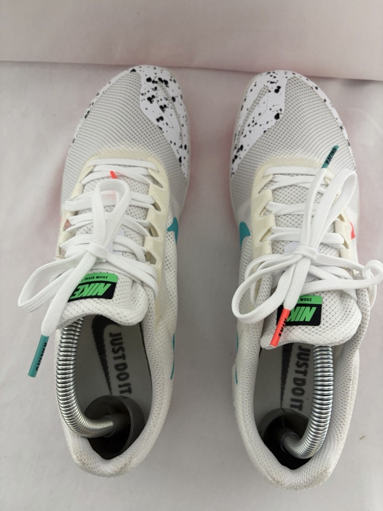 Nike Zoom Rival Athletic Running Shoes White Multicolor US 8.5 907566-100