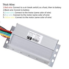 48V 1800W Brushless Motor kit Controller for Go Kart ATV E-BIKE Scooter MX500 US