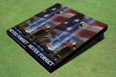 Never Forget Cornhole Board Set