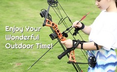 Junior Lightweight Compound Bow Set for Youth,Kids, Beginners & Women, 10-40Lbs