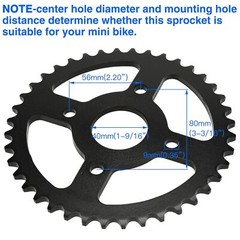 40/41/420 Chain 50T 40mm Rear Drive Sprocket for Coleman BT200X CT200U CT200U-EX