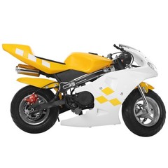 49cc 2-Stroke Gas Pocket Bike Mini Motorcycle 20Mph Dual Brake Dual Headlights