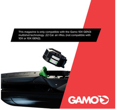 Gamo Swarm 10X GEN3i Magazine .22 Cal, Inertia Fed, 10 Rounds, for GEN3i Multish