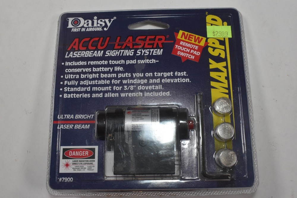 NOS Daisy Accu Laser #7900 Laserbeam AirGun Sighting System Unopened