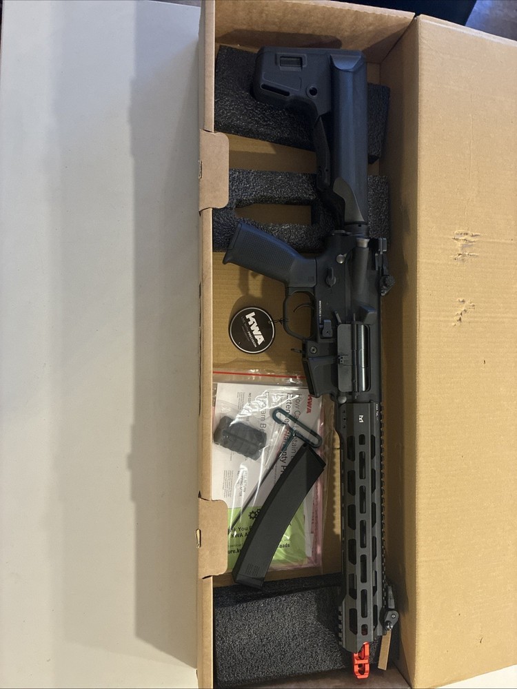 New KWA QRF MOD1-M AEG Variable, 10 Inch Version