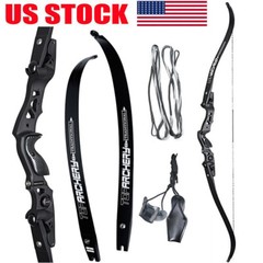 25-60lbs Archery 62″ ILF Recurve Bow for Adult Hunting & Competition Athletic