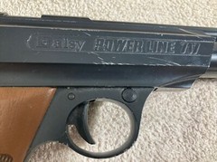 Vintage Daisy Power Line Model 717 Pneumatic Pellet Pistol Fitted Leather Case