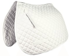 Premium All-Purpose Saddle Pad White