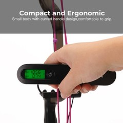 Digital Bow Scale,110 lbs High Precision Archery 15 x 5.5 x 3 cm, Black