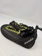 Evolv Climbing Shoes Black Lime Aggressive Approach Men’s Size 11.5 Used