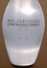 LOSER MACHINE X BIG LEBOWSKI «THROWING ROCKS» SKATEBOARD DECK BOWLING PIN SHAPE