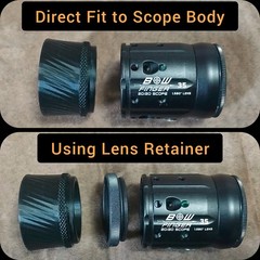 ** Bowfinger 20/20 Scope Sunshades ** Fits 30mm, 35mm & 40mm Models – 2 Versions