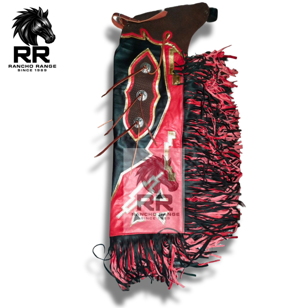 Rodeo Leather Bull Riding Chaps | Western Cowboy Rodeo Gear – Custom Design