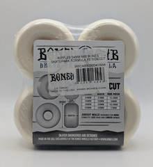 Bones Skateboard Wheels SPF 84b (104a) 54mm P5 Sidecut – White