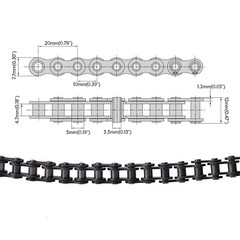 Centrifugal Clutch #35 Chain 11T 58T Sprocket Kit For Go Kart ATV Drift Trike