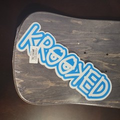 Krooked Ray Barbee Shaped Skateboard Deck 9.5” new in plastic FREE SHIPPING