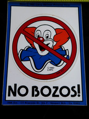 VINTAGE NO WIMPS AND NO BOZOS STICKERS ORIGINAL SKATEBOARD ORIGINAL PRINTS